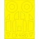 Eduard CX486 1/72 Me 262A-1a Sticker for Aircraft