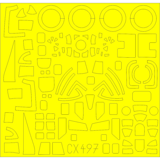 Eduard CX497 1/72 Fortress Mk.III Sticker for Aircraft