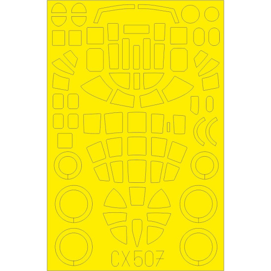 Eduard CX507 1/72 B-25C/D Sticker for Aircraft