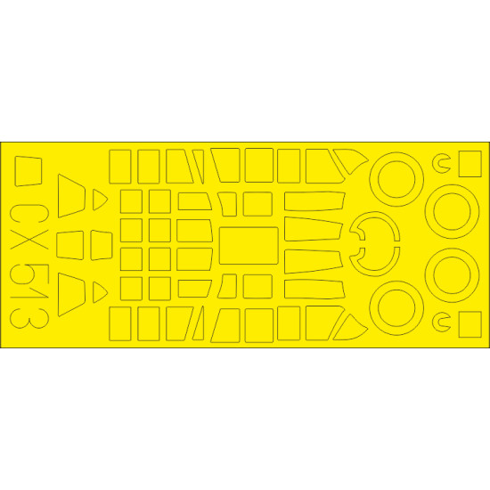 Eduard CX513 1/72 Ju 87B-2/R2 Sticker for Aircraft