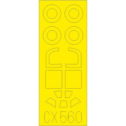 Eduard CX560 1/72 Yak-1b Sticker for Aircraft