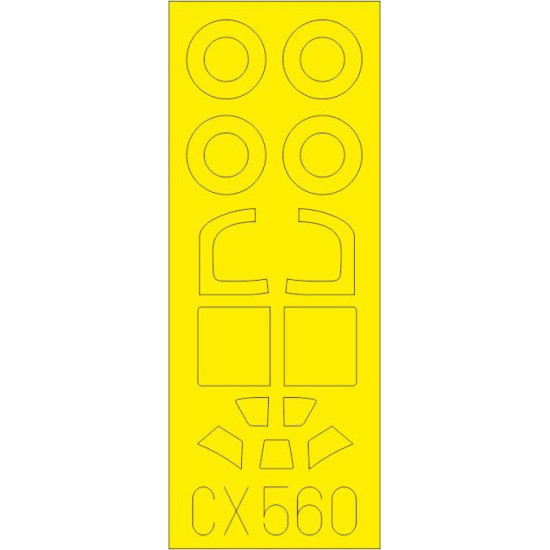 Eduard CX560 1/72 Yak-1b Sticker for Aircraft