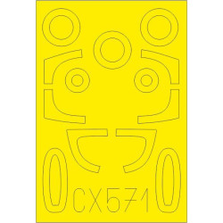 Eduard CX571 1/72 He 162A Sticker for Aircraft