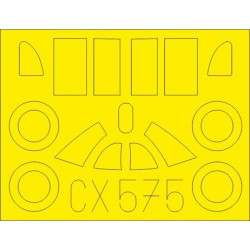 Eduard CX575 1/72 La-5 early Sticker for Aircraft