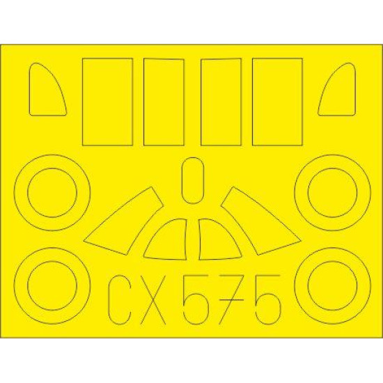 Eduard CX575 1/72 La-5 early Sticker for Aircraft
