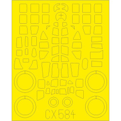 Eduard CX584 1/72 Ju 88A-1 Sticker for Aircraft