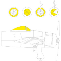 Eduard CX598 1/72 F8F-1 Sticker for Aircraft