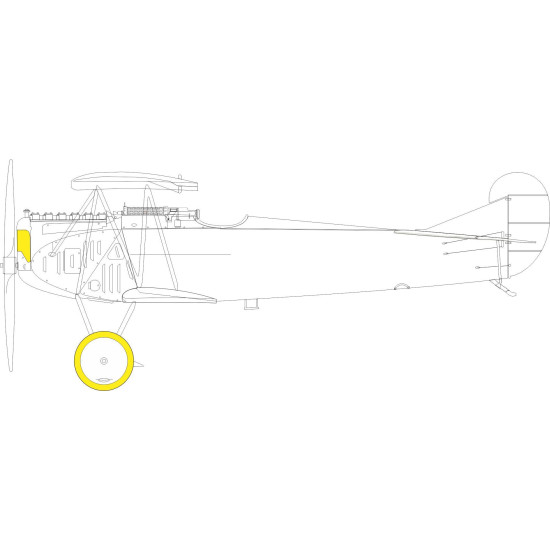 Eduard CX599 1/72 Fokker D.VII (OAW) Weekend Sticker for Aircraft