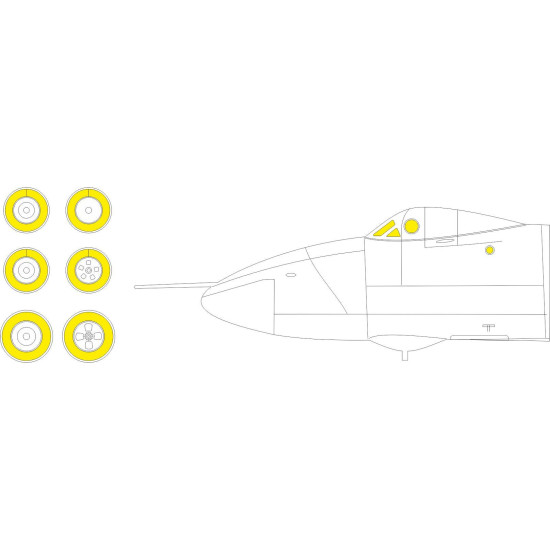 Eduard CX604 1/72 Vulcan B.2 Sticker for Aircraft