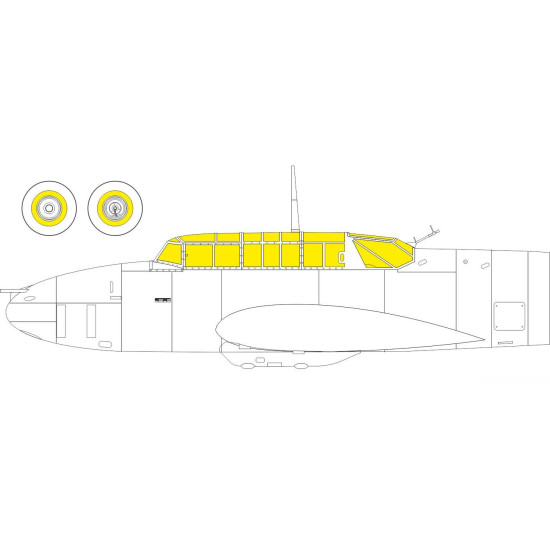 Eduard CX633 1/72 Bf 110E Sticker for Aircraft