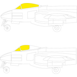 Eduard CX641 1/72 Meteor F.8 Sticker for Aircraft