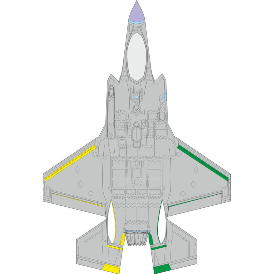 Eduard CX655 1/72 F-35A RAM panels late Sticker for Aircraft Eduard CX655 1/72 F-35A RAM panels late Sticker for Aircraft