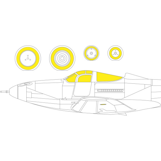 Eduard CX660 1/72 P-39 / P-400 Sticker for Aircraft Eduard CX660 1/72 P-39 / P-400 Sticker for Aircraft