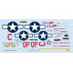Eduard D32010 1/32 P-51D-5 "15th AF" Decal for Aircraft Eduard D32010 1/32 P-51D-5 "15th AF" Decal for Aircraft