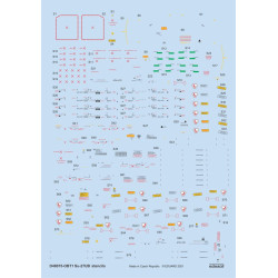 Eduard D48075 1/48 Su-27UB stencils Decal for Aircraft