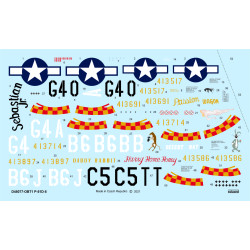 Eduard D48077 1/48 P-51D-5 “357th FG“ Decal for Aircraft