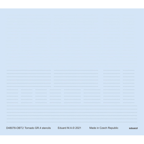 Eduard D48078 1/48 Tornado GR.4 stencils Decal for Aircraft Eduard D48078 1/48 Tornado GR.4 stencils Decal for Aircraft