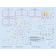 Eduard D48082 1/48 Su-27 stencils Decal for Aircraft Eduard D48082 1/48 Su-27 stencils Decal for Aircraft