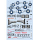 Eduard D48085 1/48 P-51D-5 "8th AF" Decal for Aircraft Eduard D48085 1/48 P-51D-5 "8th AF" Decal for Aircraft