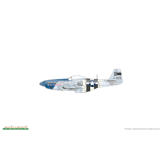 Eduard D48085 1/48 P-51D-5 "8th AF" Decal for Aircraft Eduard D48085 1/48 P-51D-5 "8th AF" Decal for Aircraft