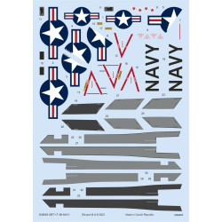 Eduard D48093 1/48 F-4B NAVY Decal for Aircraft