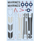 Eduard D48095 1/48 F-4B MARINES Decal for Aircraft Eduard D48095 1/48 F-4B MARINES Decal for Aircraft