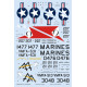 Eduard D48095 1/48 F-4B MARINES Decal for Aircraft Eduard D48095 1/48 F-4B MARINES Decal for Aircraft