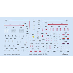 Eduard D48098 1/48 A6M2 stencils Decal for Aircraft