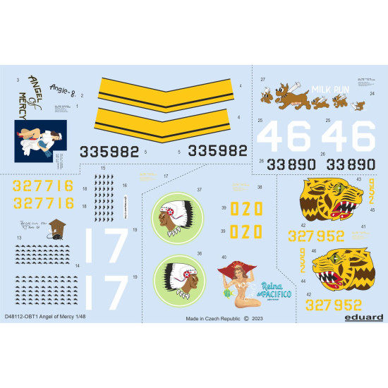 Eduard D48112 1/48 Angel of Mercy Decal for Aircraft Eduard D48112 1/48 Angel of Mercy Decal for Aircraft