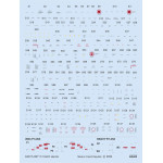 Eduard D48115 1/48 F-104A/C stencils Decal for Aircraft