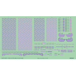 Eduard D72019 1/72 Fokker D.VII rib tapes 4color lozenge Decal for Aircraft