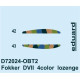Eduard D72024 1/72 Fokker D.VII 4color lozenge Decal for Aircraft Eduard D72024 1/72 Fokker D.VII 4color lozenge Decal for Aircraft