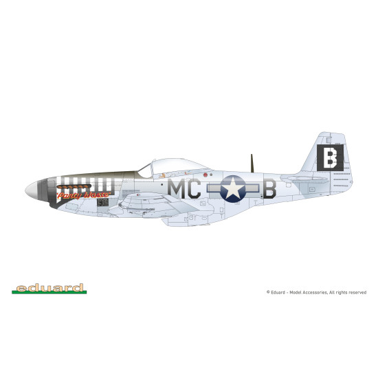 Eduard D72053 1/72 P-51D-5 '8th AF' Decal for Aircraft