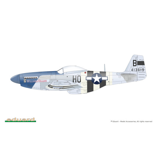 Eduard D72053 1/72 P-51D-5 '8th AF' Decal for Aircraft