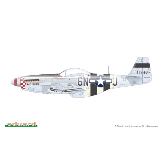 Eduard D72053 1/72 P-51D-5 '8th AF' Decal for Aircraft