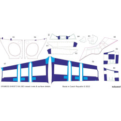 Eduard ER48002 1/48 Mi-24D raised rivets & surface details 3D Decal for Aircraft Eddie the riveter
