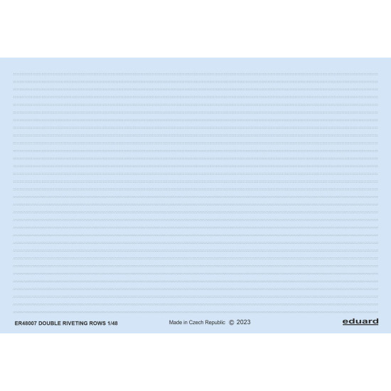 Eduard ER48007 1/48 Double riveting rows 3D Decal for Aircraft Eddie the riveter