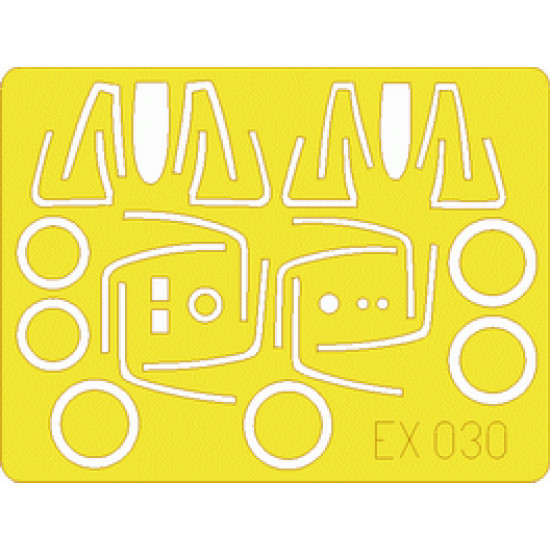 Eduard EX030 1/48 F-8 Crusader Sticker for Aircraft