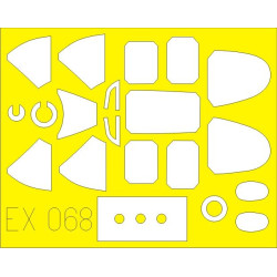 Eduard EX068 1/48 P-51A Sticker for Aircraft