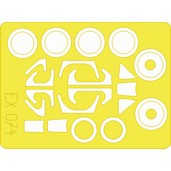 Eduard EX074 1/48 Me 262A Schwalbe Sticker for Aircraft