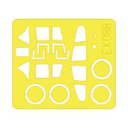 Eduard EX088 1/48 P-40B/C Sticker for Aircraft