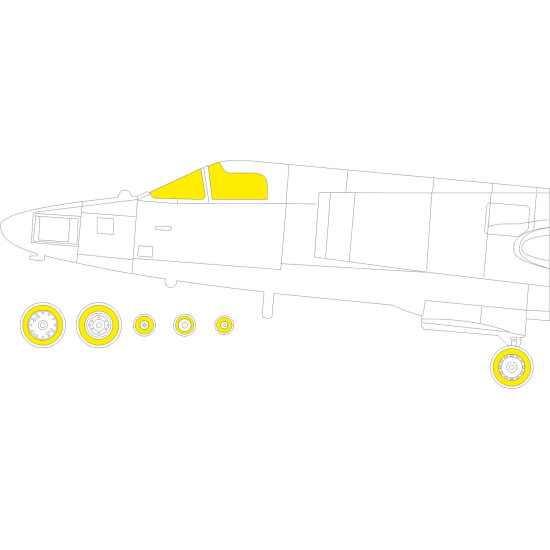 Eduard EX1058 1/48 U-2S Sticker for Aircraft Eduard EX1058 1/48 U-2S Sticker for Aircraft