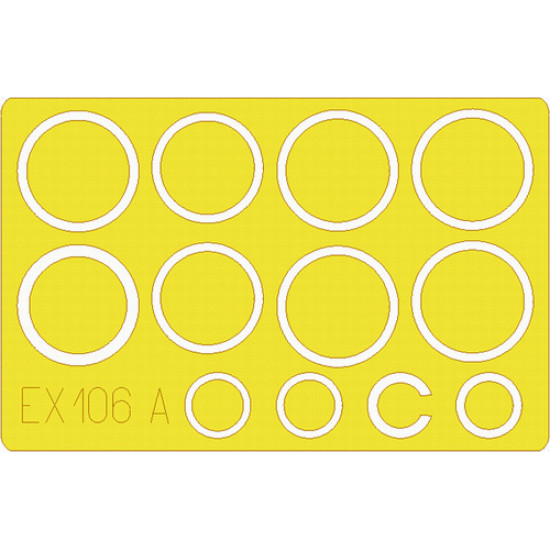 Eduard EX106 1/48 B-17G Sticker for Aircraft Eduard EX106 1/48 B-17G Sticker for Aircraft