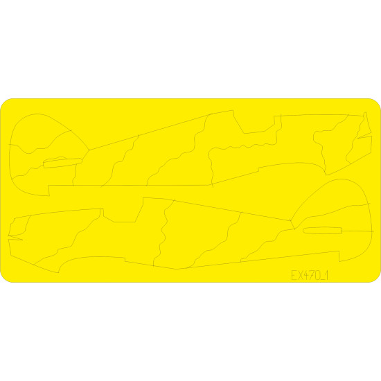 Eduard EX470 1/48 Hurricane camo scheme A Sticker for Aircraft