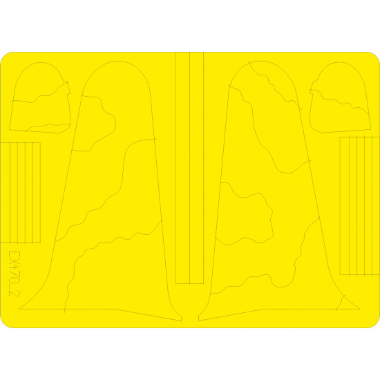 Eduard EX470 1/48 Hurricane camo scheme A Sticker for Aircraft