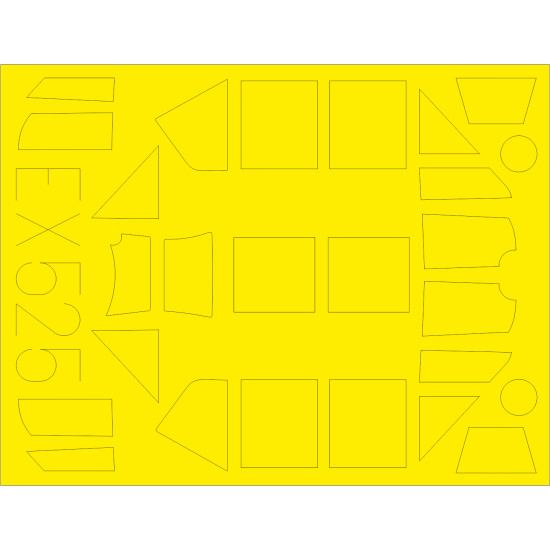 Eduard EX525 1/48 Bf 109G-6 classic canopy Sticker for Aircraft