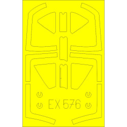 Eduard EX576 1/48 Harrier T.2/T.4/T.8 Sticker for Aircraft