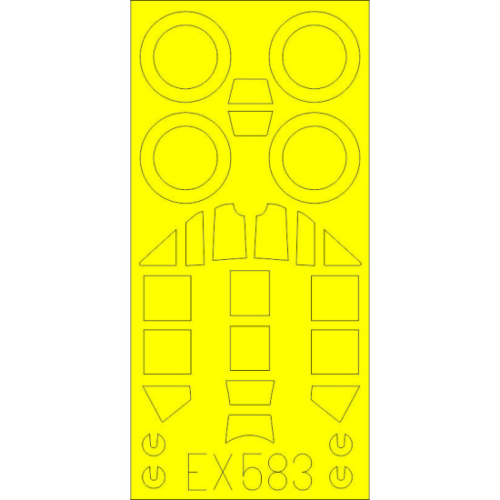 Eduard EX583 1/48 Bf 109G-6 Sticker for Aircraft Eduard EX583 1/48 Bf 109G-6 Sticker for Aircraft