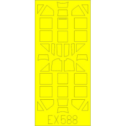 Eduard EX588 1/48 Bf 109F TFace Sticker for Aircraft