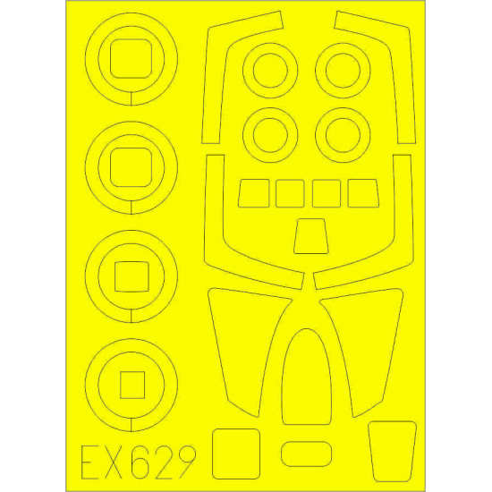 Eduard EX629 1/48 RF-101C/G/H Sticker for Aircraft